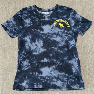 (9) Abercrombie & Fitch Kids Blue Tie-Dye T-Shirt